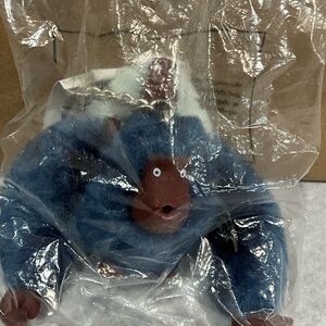 Kipling Polar Blue Apollo and Sven Baby Monkey Keyring NWT